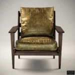 AL WAHA LIVING ROOM GENUINE LEATHER CHAIR