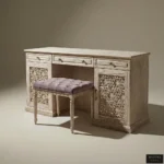 ANDALUSIA DRESSER WITH CABINET DOORS AND POUFFE