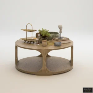CHESTER SALON ROUND COFFEE TABLE - Image 3