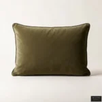 OLIVE VELVET CUSHION