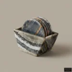 طقم كوسترات نوار الرخامي