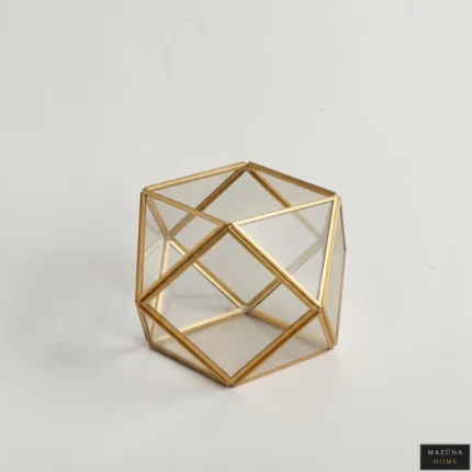 Geometric Glass Lantern