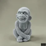 Smiling Monkey Statue
