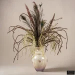 THE PEACOCK FLORA VASE ARRANGEMENT