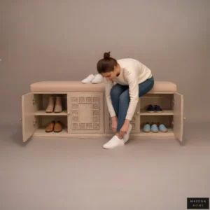 NUBIAN SHOE RACK BANQUETTE - Image 3
