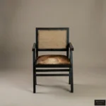 TANZANIA COWHIDE LEATHER ARMCHAIR