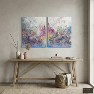 ⁦Spring Time Diptych لـ تهاني علي⁩ - الصورة ⁦3⁩