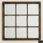 TOULOUSE OAK SQUARE MIRROR