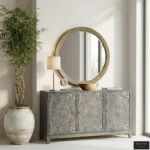 VERSAILLES ENTRY CONSOLE AND MIRROR
