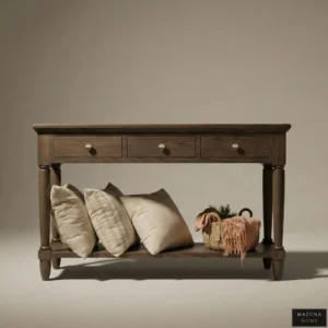 GEORGIAN OAK CONSOLE