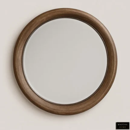 VERSAILLES OAK ROUND MIRROR