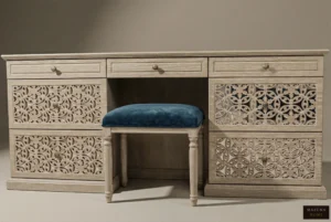 ANDALUSIA DRESSER WITH DRAWERS AND POUFFE - Image 3