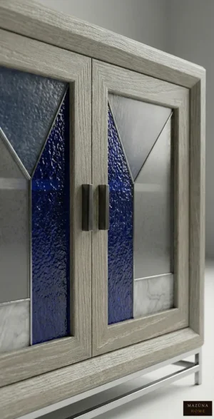 ⁦بوفيه الجونة زجاج معشق 4 أبواب⁩ - الصورة ⁦2⁩