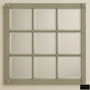 GEORGIAN OAK CONSOLE MIRROR