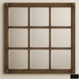 GEORGIAN OAK CONSOLE MIRROR - Image 2