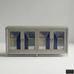 Gouna FOUR-DOOR STAINED GLASS BUFFET 4 DOOR