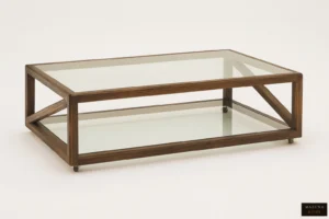 Valore Architectural Salon Coffee Table Oak Wood Edition - Image 5