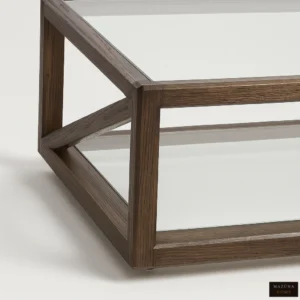 Valore Architectural Salon Coffee Table Oak Wood Edition - Image 3