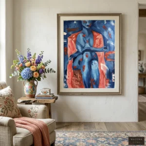 Blue Nocturne, Lady in Red - Image 2