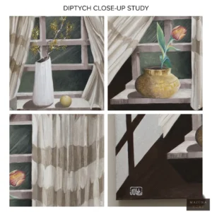 The Open Window (Diptych) By Tahani Ali - Image 2
