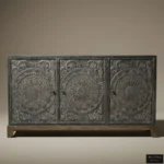 VERSAILLES 3 DOOR CONSOLE AND SIDEBOARD