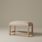 Alberouje Oak Pouffe