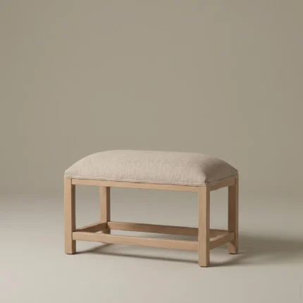 Alberouje Oak Pouffe